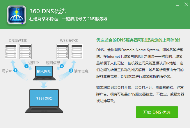 360DNS优选电脑版下载介绍图