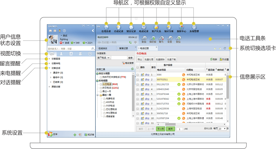 TQ云呼叫中心电脑版下载介绍图