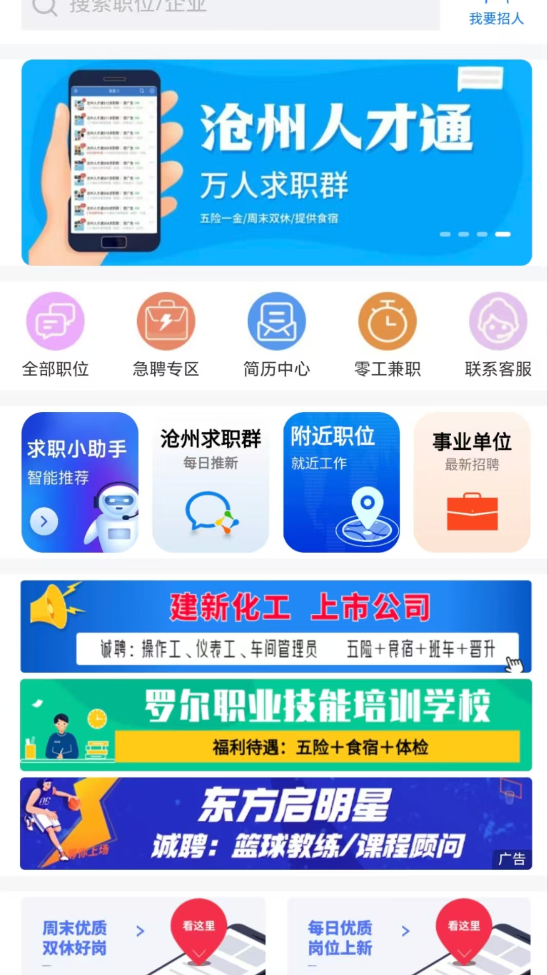 沧州人才通app截图