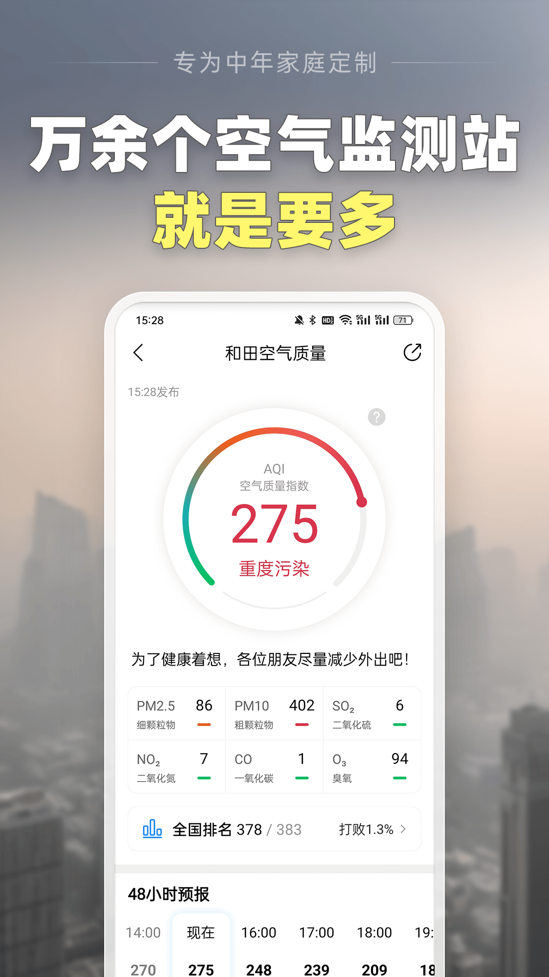 大字版天气预报app截图