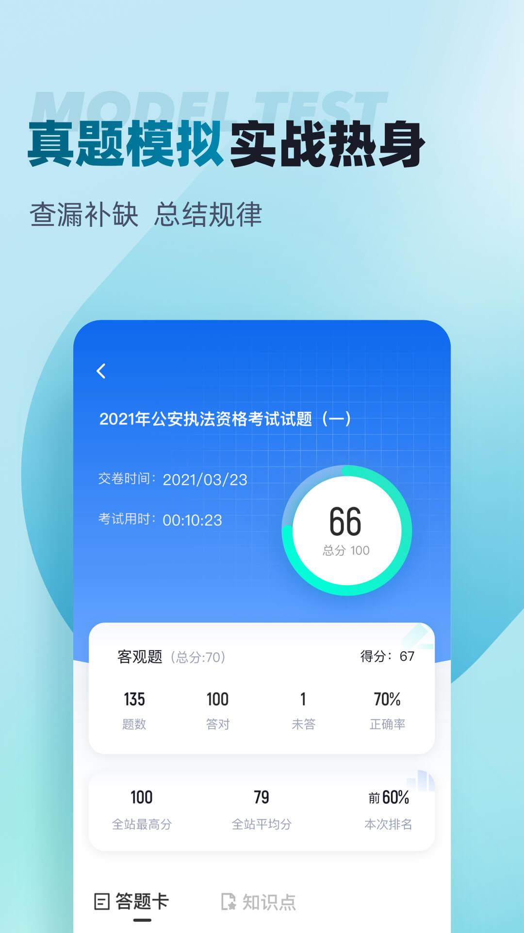 公安执法资格考试聚题库app截图