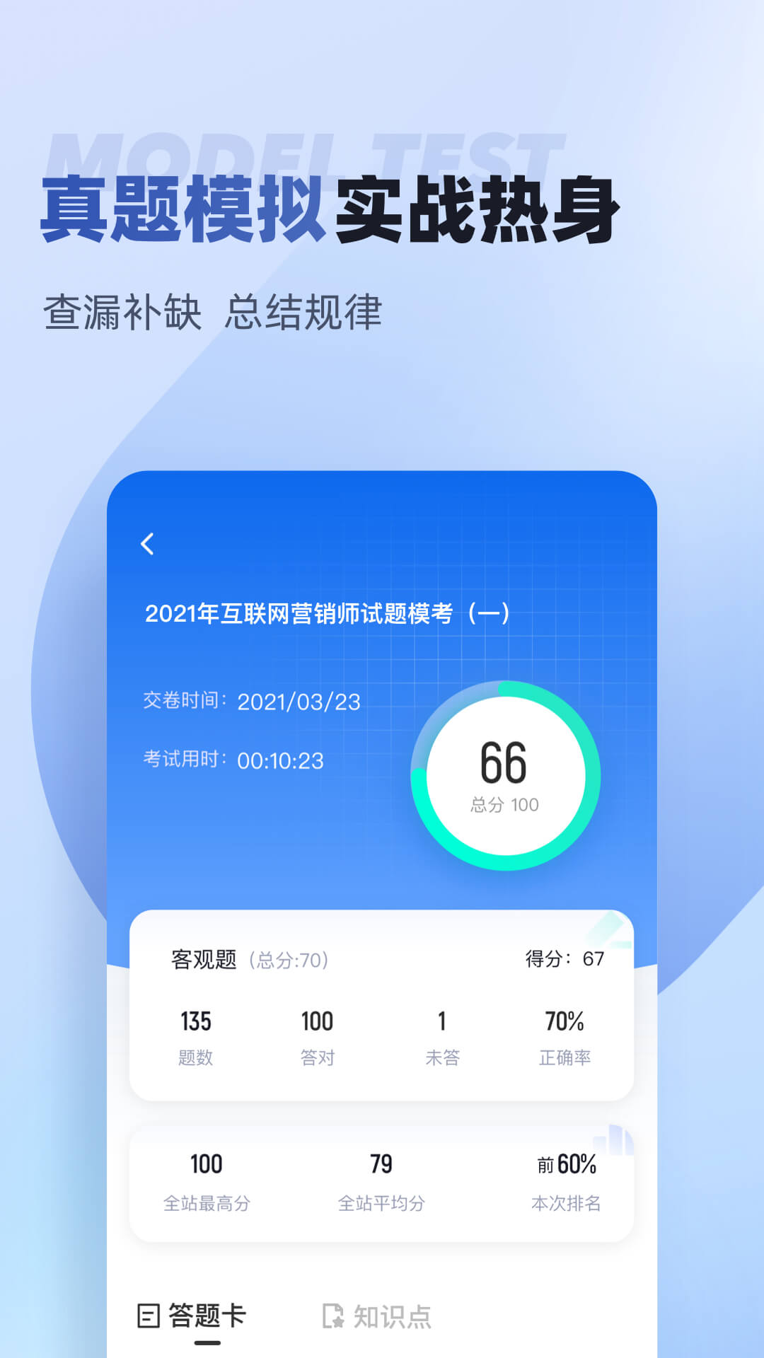 互联网营销师考试聚题库app截图