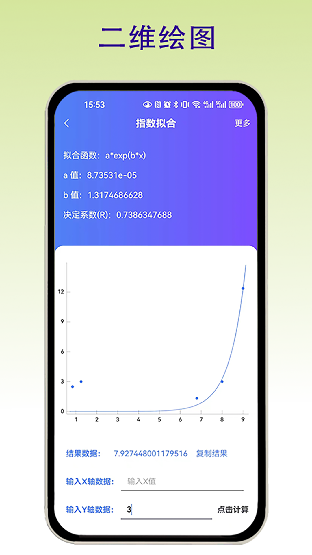 函数拟合app截图