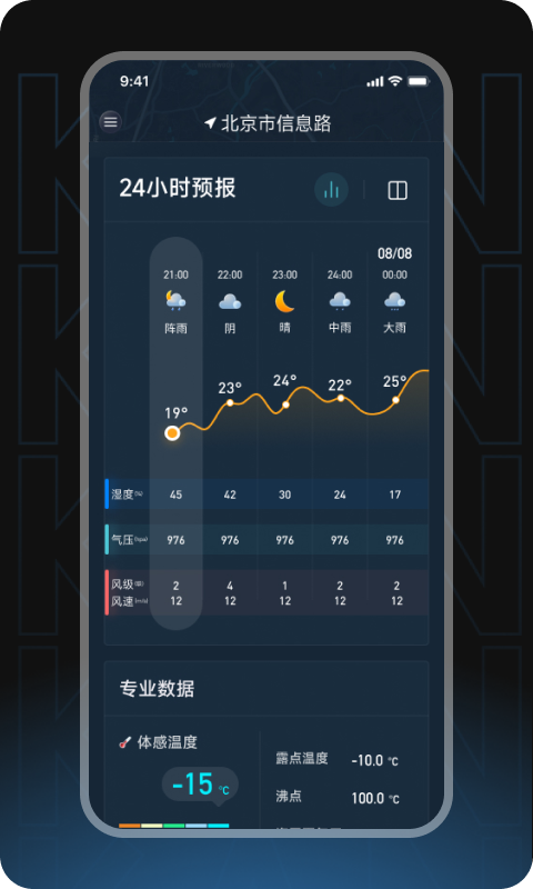 瞰天气app截图