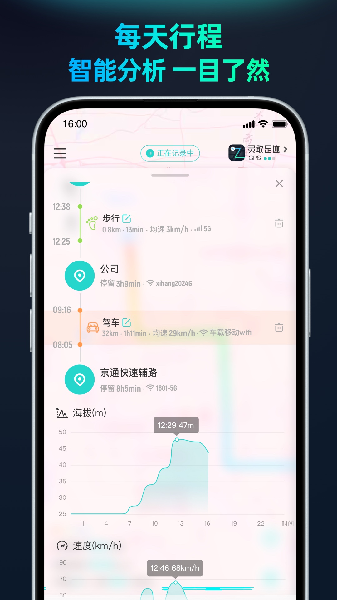 灵敢足迹app截图