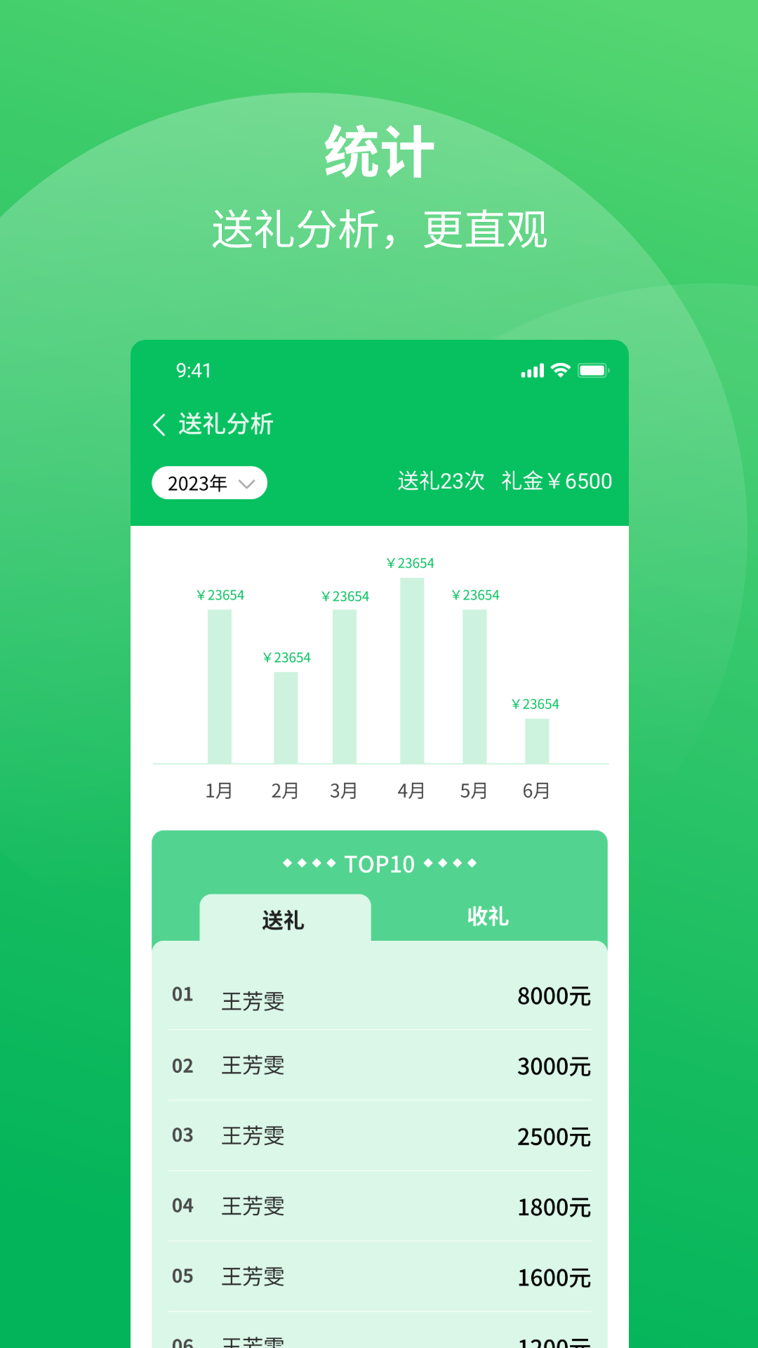 礼记簿子app截图