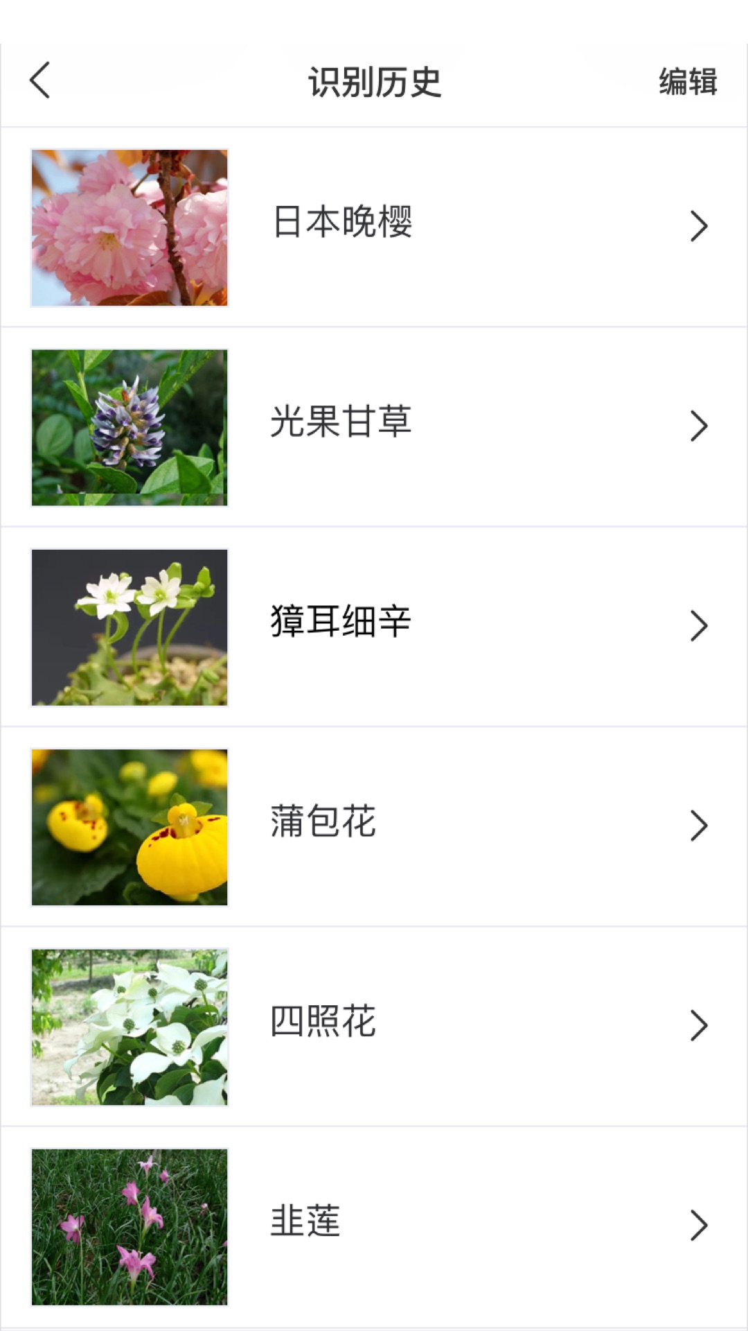 识花app截图