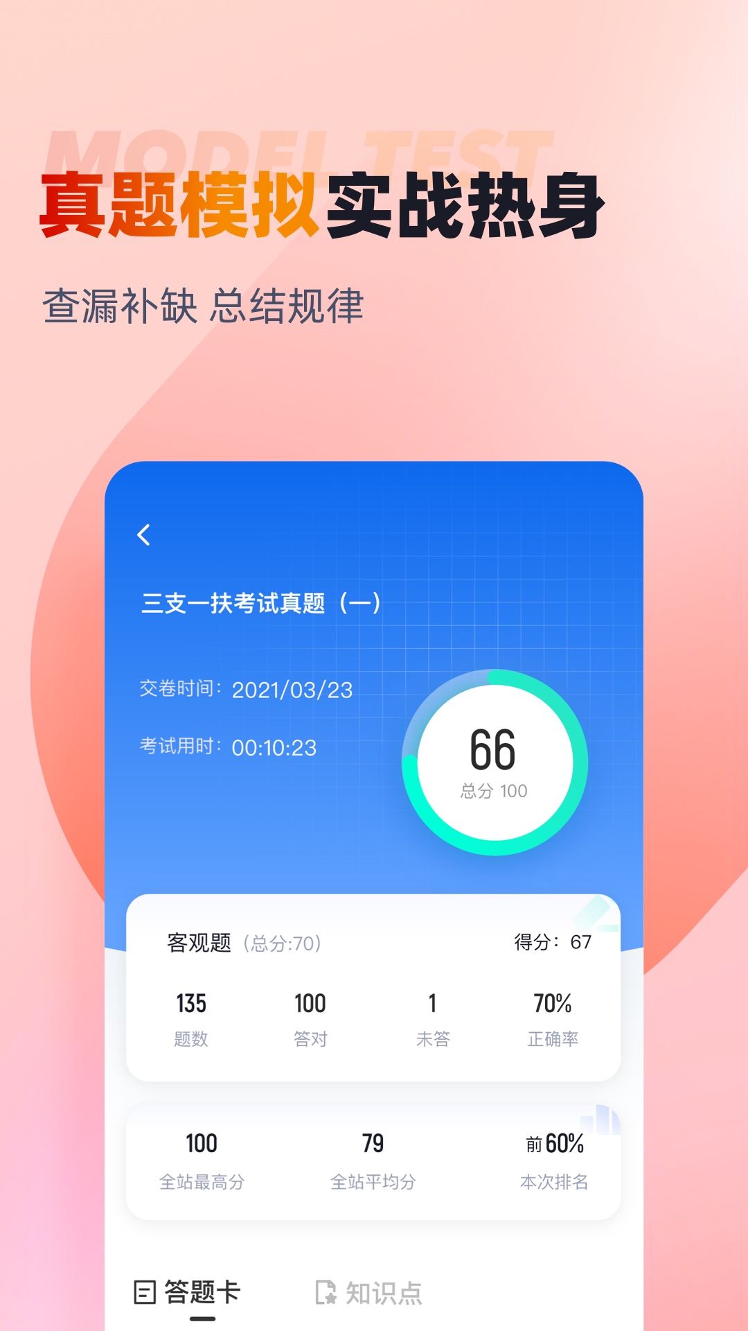 三支一扶考试聚题库app截图