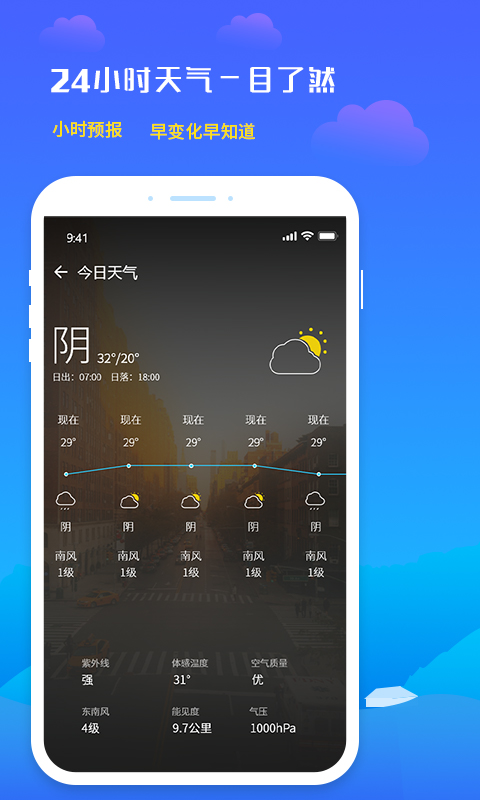 未来天气预报app截图