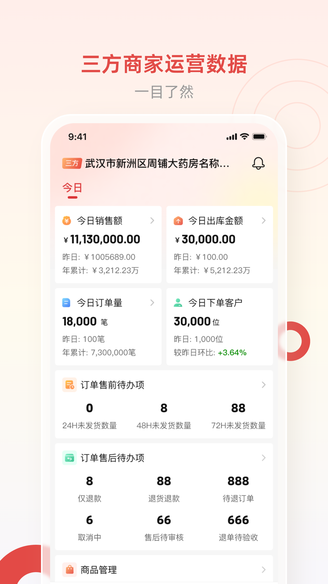 药九九商家版app截图