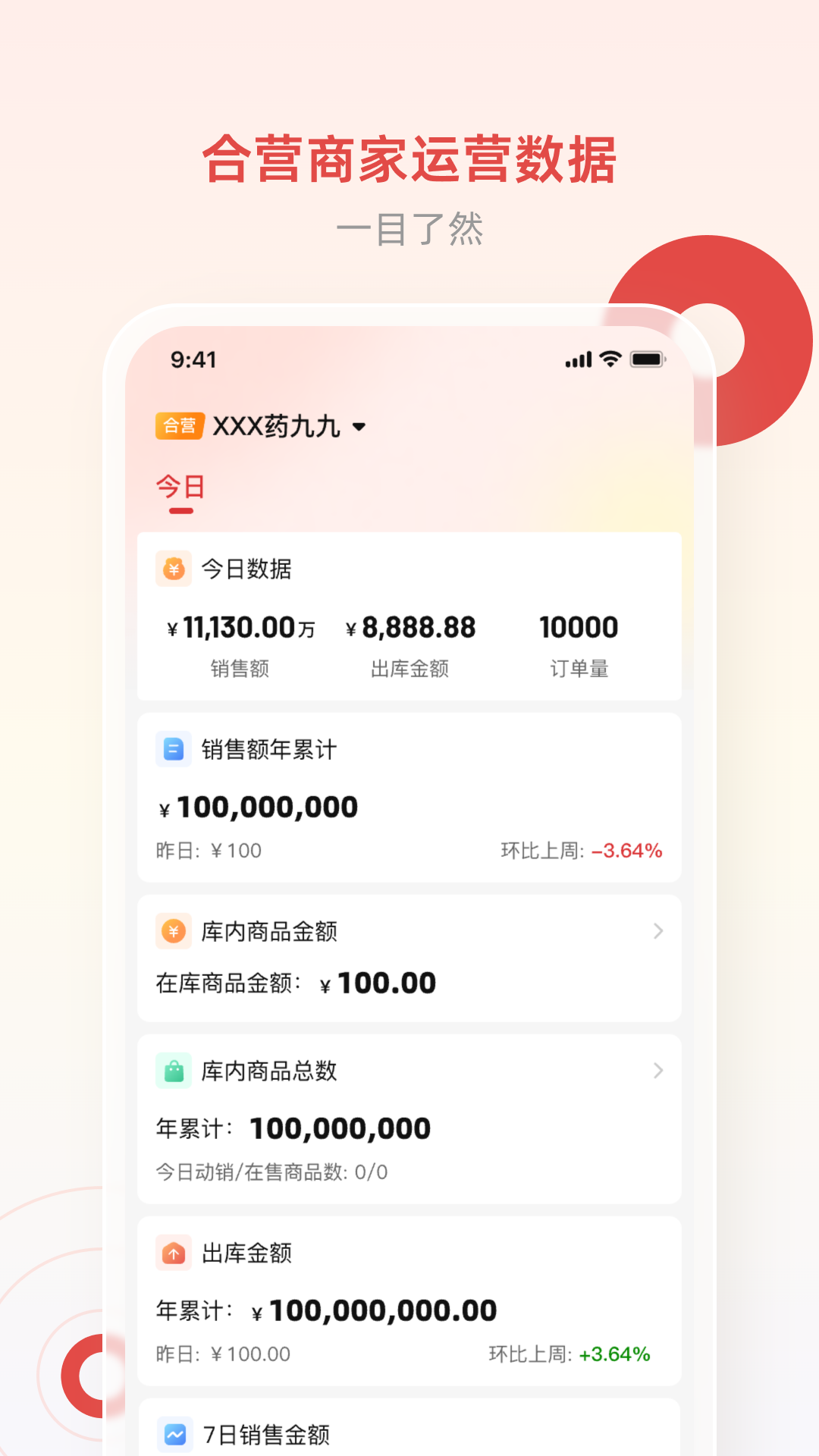 药九九商家版app截图