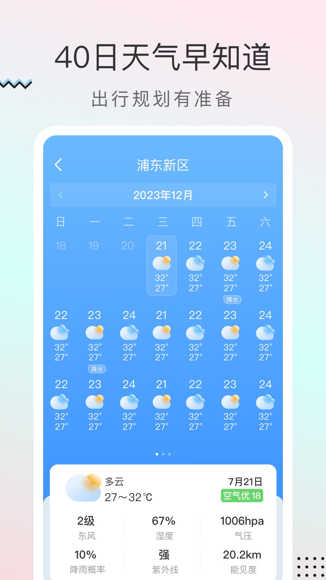 雨迹天气app截图