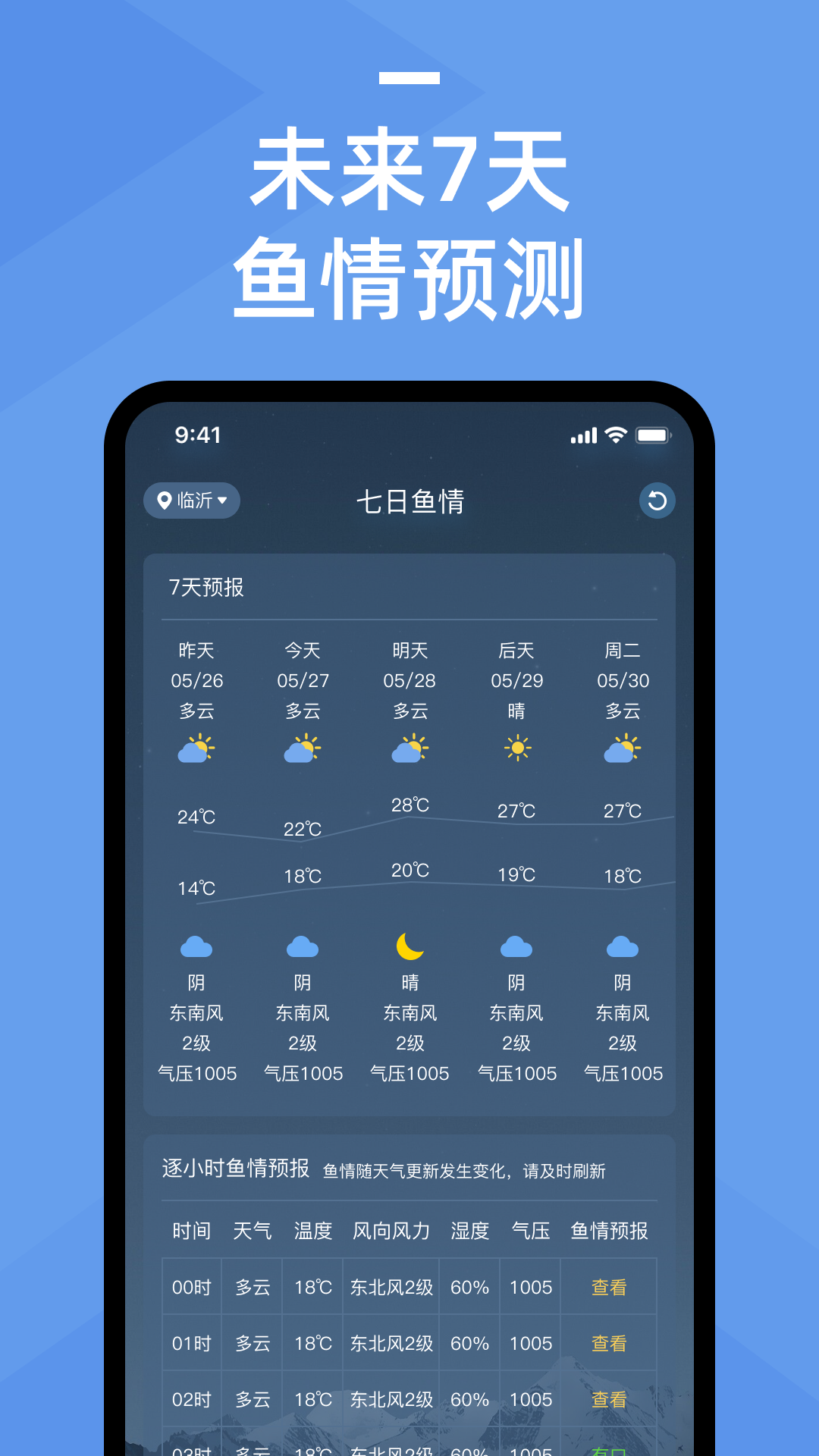 鱼情预报app截图