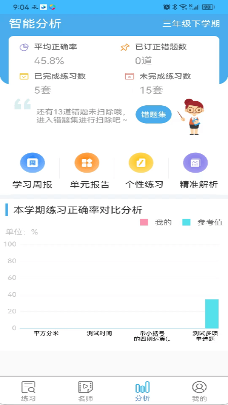 专课专练学生端app截图